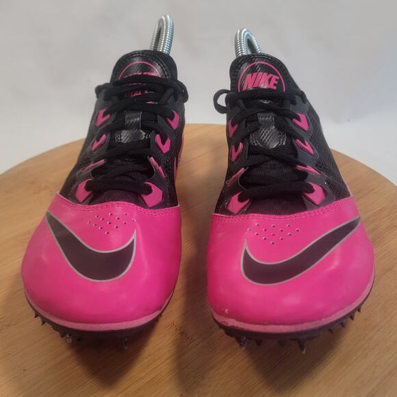 Nike Zoom Rival S Track and Field Sneakers Shoes Women 9.5 Pink Black - Picture 2 of 14